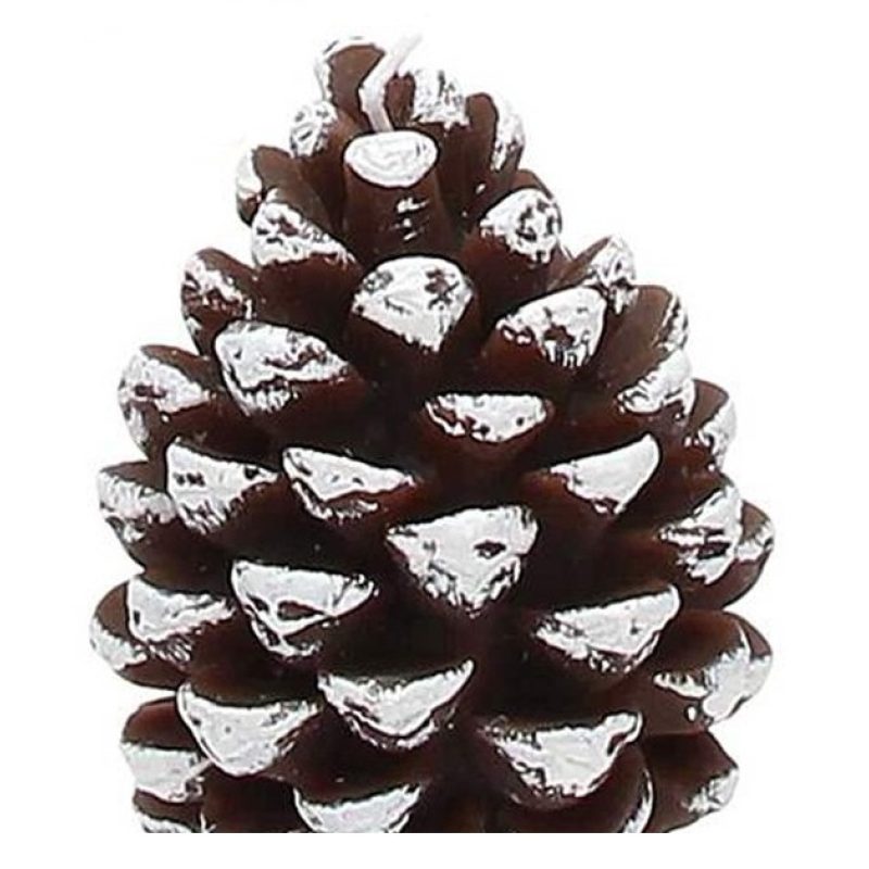 Hongu Candele natalizie 6 pezzi pigna innevata decorative casa con ...