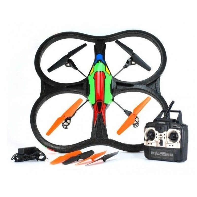 Drone EXPLORER batteria quadrirotore motore quattro eliche UFO radiocomandato