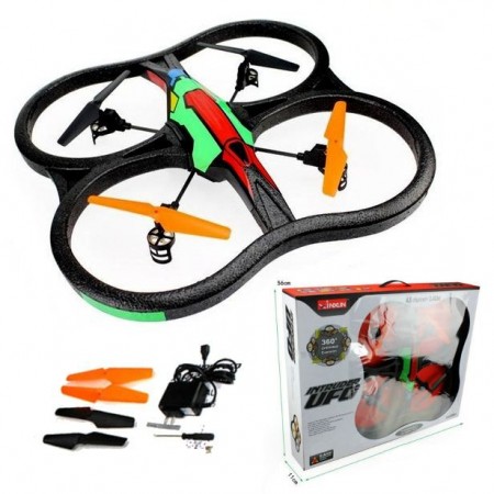 Drone EXPLORER batteria quadrirotore motore quattro eliche UFO radiocomandato