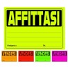 Cartotecnica Cartello targa segnale Affittasi 25 pz 23x33cm negozio...