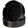 Kmt Style 12 posacenere portacenere rotondo nero plastica portatile...