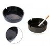 Kmt Style 12 posacenere portacenere rotondo nero plastica portatile...