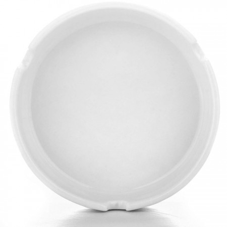 Set 12 Pezzi Posacenere Porta Cenere Tondo In plastica Bianca bar pub ristorante