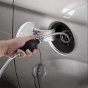 Pompa aspira liquidi benzina a sifone travaso tubo gomma gasolio diesel olio