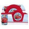 Diakakis Set pappa Cars 3PZ piatto ciotola tazza pranzo scuola bamb...