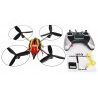 Drone INTRUDER batteria quadrimotore quattro eliche rotore UFO radiocomandato