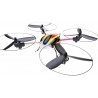 Drone INTRUDER batteria quadrimotore quattro eliche rotore UFO radiocomandato