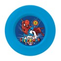 Set pappa da 3PZ Spiderman piatto ciotola tazza pranzo scuola bambini bicchiere