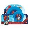 DIAKAKIS Set pappa da 3PZ Spiderman piatto ciotola tazza pranzo scu...