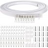 Hongu Tenda binario 5M Curvo casa scorrevole montaggio soffitto div...