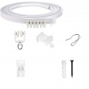 Tenda binario 5M Curvo casa scorrevole montaggio soffitto divisore per stanze