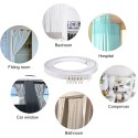 Tenda binario 5M Curvo casa scorrevole montaggio soffitto divisore per stanze