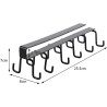 Hongu 2x Appendere Porta Tazze Sottoripiano 12 Ganci Tazzine Sotto ...
