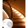 Hongu Striscia LED con sensore movimento per interni scala 2m batte...
