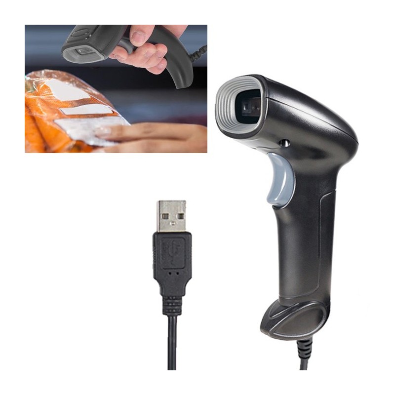 2D Scanner Lettore di Codici a Barre USB, Pistola Barcode per QR Code 1D 2D
