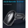Hongu 2D Scanner Lettore di Codici a Barre USB, Pistola Barcode per...