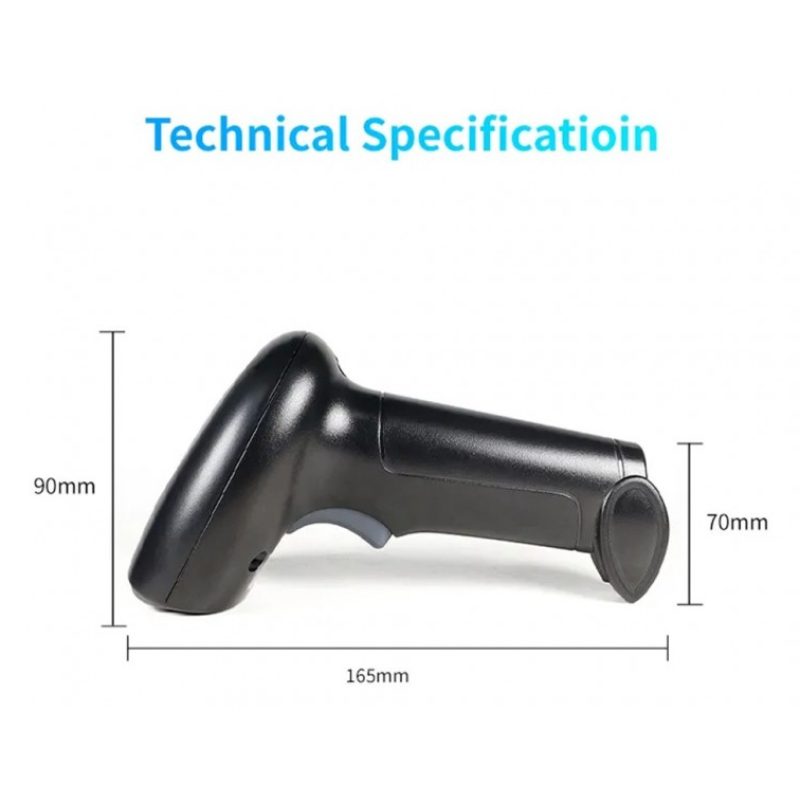 Hongu 2D Scanner Lettore di Codici a Barre USB, Pistola Barcode per...