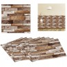 Kmt Style 5x Pannello adesivo 70x70cm 3D carta da parati parete mat...