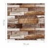Kmt Style 5x Pannello adesivo 70x70cm 3D carta da parati parete mat...