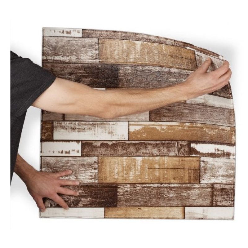 Kmt Style 5x Pannello adesivo 70x70cm 3D carta da parati parete mat...
