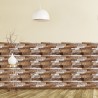 Kmt Style 5x Pannello adesivo 70x70cm 3D carta da parati parete mat...