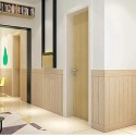 5x Pannelli 3D a Parete Decorativi Adesivi Carta da parati Adesiva Moderna legno