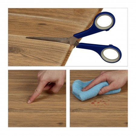 5x Pannello decorativo per parete rivestimento interno decoro effetto Legno muro