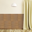 5x Pannello decorativo per parete rivestimento interno decoro effetto Legno muro