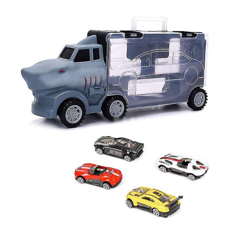 Camion portauto Squalo bisarca porta auto moto quad giocattolo per bambini bimbi