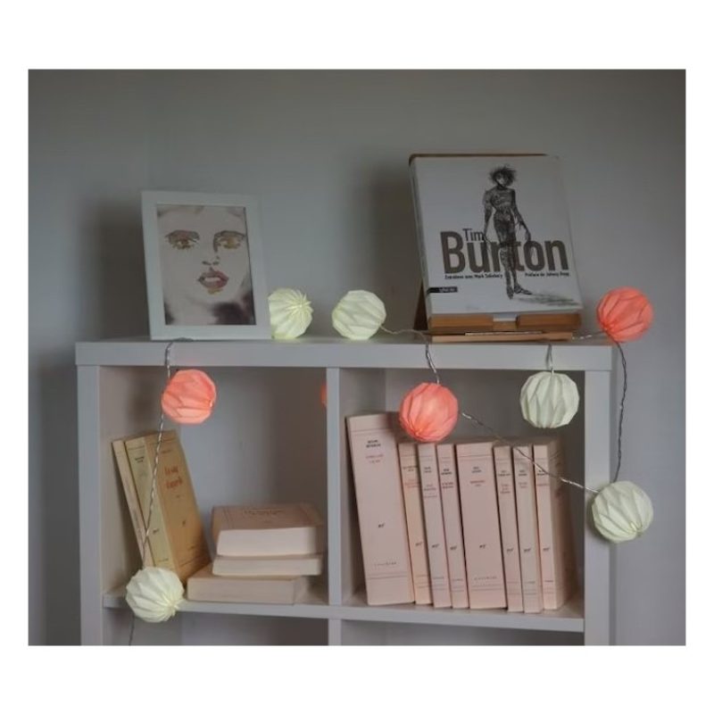 AD Trend Catena Luminosa LED 10 lampadine lanterna carta luce calda...