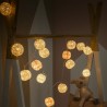 AD Trend Catena Luminosa a 20 lampadine LED lanterna carta luce cal...