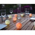Catena Luminosa a 20 lampadine LED lanterna carta luce calda 3,8m decorativa