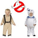 Carnevale halloween vestito Ghostbusters acchiappafantasmiI Marshmallow neonato