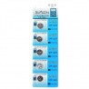 5 pacchi 25 batterie pile CR1216 batteria bottone pila piatta piatte 3V assortite