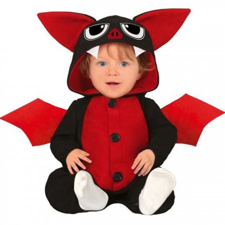 Costume pigiama pipistrello neonato per travestimento Halloween carnevale party