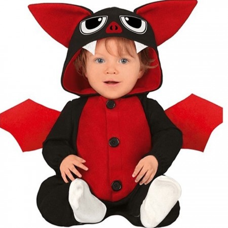 Costume pigiama pipistrello neonato per travestimento Halloween carnevale party