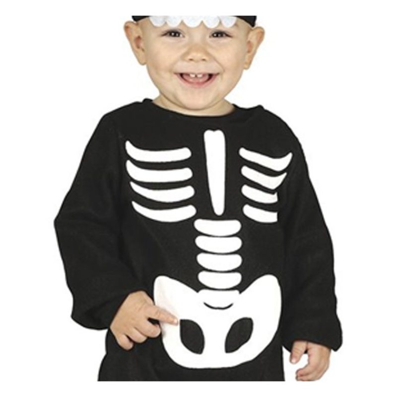 Guirca Costume scheletro carnevale Halloween vestito bambino neonat...
