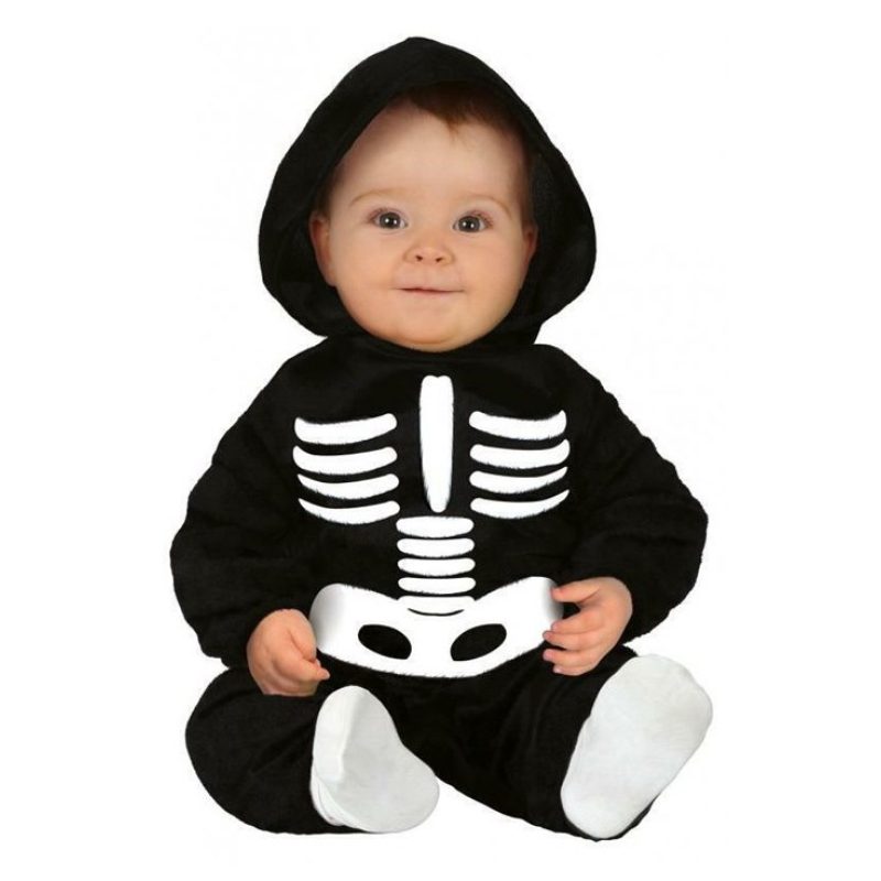 Guirca Costume scheletro carnevale Halloween vestito bambino neonat...