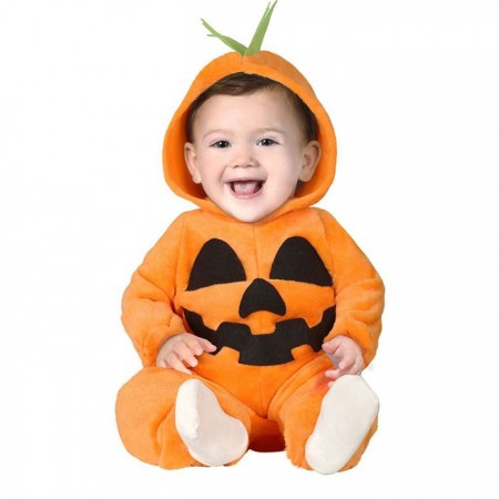 Costume zucca di Halloween carnevale vestito neonato 12-24 mesi bimba bimbo