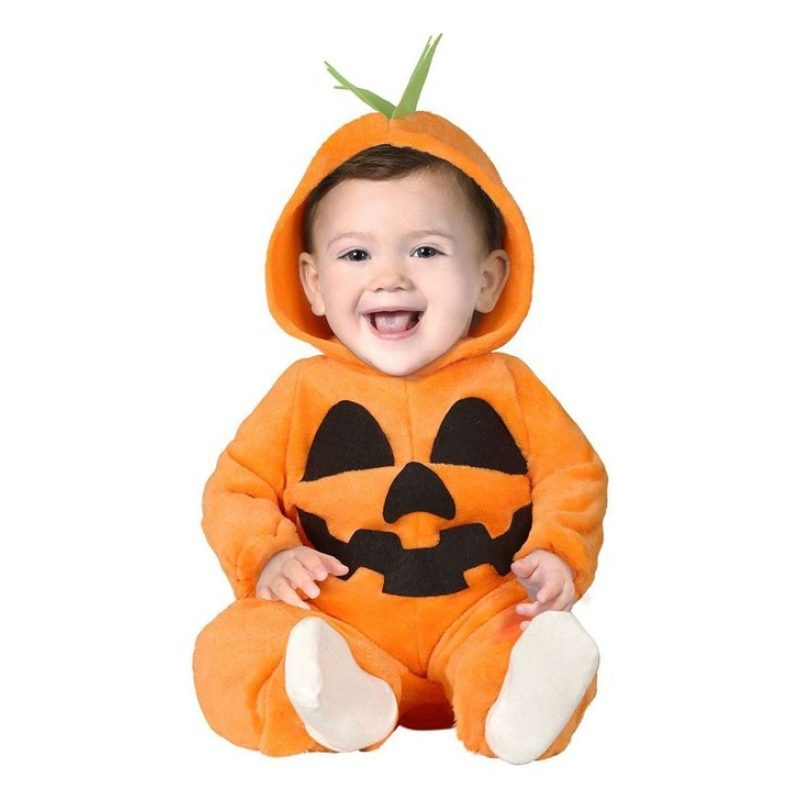Guirca Costume zucca di Halloween carnevale vestito neonato 12-24 m...