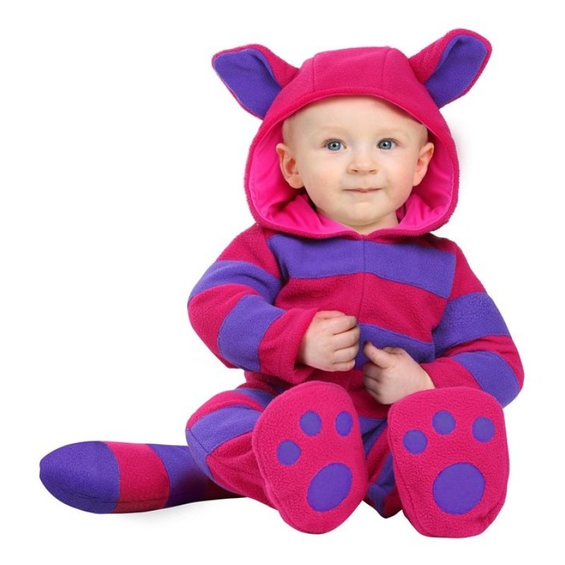 Guirca Costume gatto Halloween carnevale Stregatto Cheshire vestito...