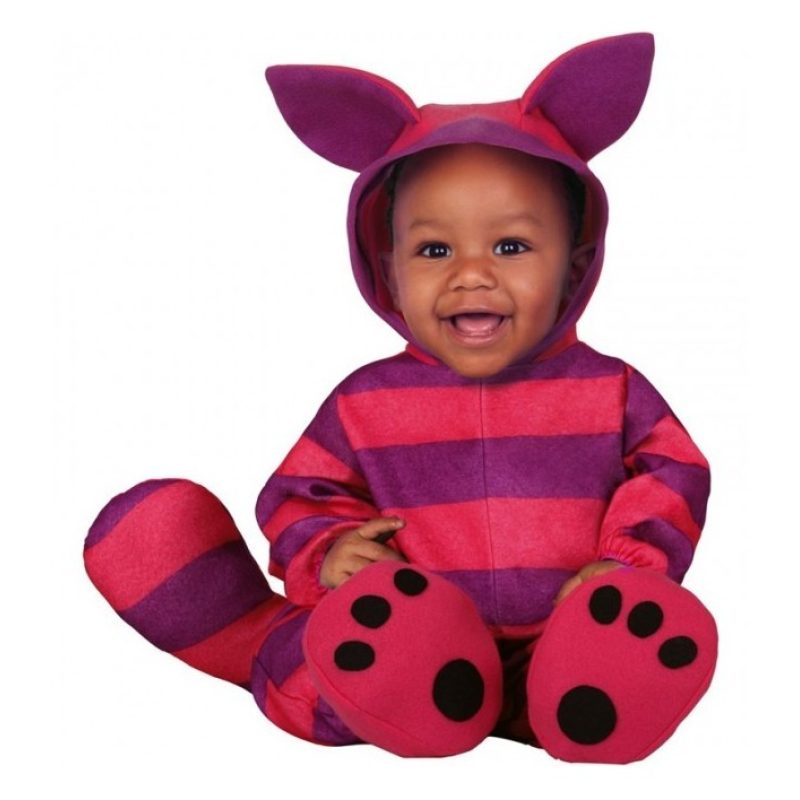 Guirca Costume gatto Halloween carnevale Stregatto Cheshire vestito...