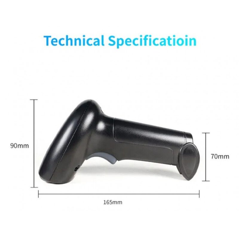 Hongu 2D Scanner Lettore di Codici a Barre wireless USB Pistola Bar...