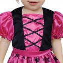 Costume travestimento streghetta strega carnevale halloween 12/24 mesi neonato