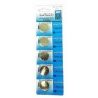 5 pacchi 25 batterie pile CR2025 batteria bottone pila piatta piatte 3V assortite