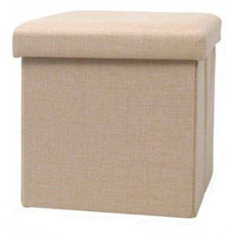 Kmt Style Pouf puff contenitore poggiapiedi seduta in TNT panca bau...