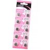5 pacchi 50 batterie pile LR41 AG3 batteria bottone pila piatte 1,55V assortite