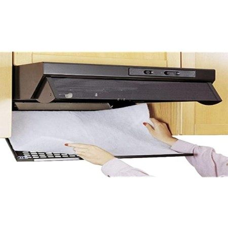 Panno filtro cappa aspirante 3PZ cucina antigrasso 80x40cm universale sagomabile