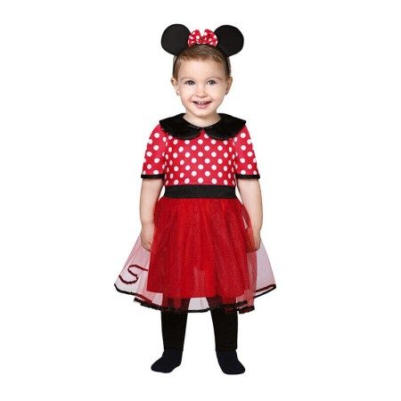 Costume da Topolina Minnie Bambina Vestito Carnevale topina 12-24 mesi halloween