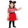 Guirca Costume da Topolina Minnie Bambina Vestito Carnevale topina ...